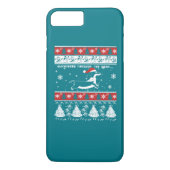 雪を通したダックスフント Case-Mate iPhoneケース (裏面)