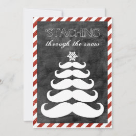 「雪を通したStaching、写真のクリスマスカード シーズンカード
