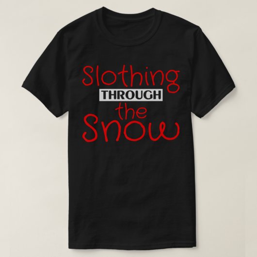 雪を通してスロッシング – - Premium 668 Tシャツ (デザイン正面)