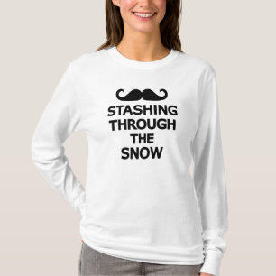 雪を通って隠匿 Tシャツ