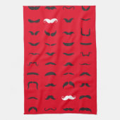 「雪を通ってtaching キッチンタオル (縦)