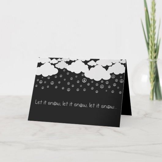 雪を降らす シーズンカード (正面)
