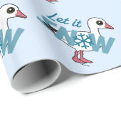 雪を降らせて！ ラッピングペーパー (ロールコーナー)