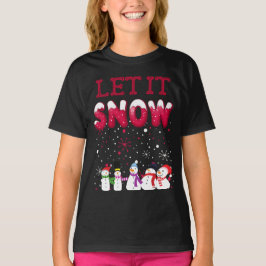 雪を降らせる – おもしろいクリスマス Tシャツ