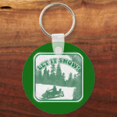 雪を降らせる キーホルダー (正面)