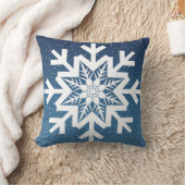 雪を降らせる クッション (ブランケット)