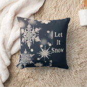 雪を降らせる クッション (ブランケット)