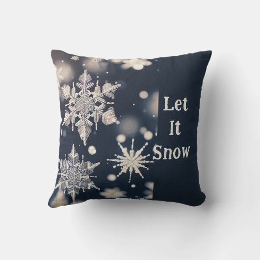 雪を降らせる クッション (裏面)