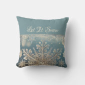 雪を降らせる クッション (正面)