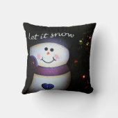 雪を降らせる クッション (裏面)