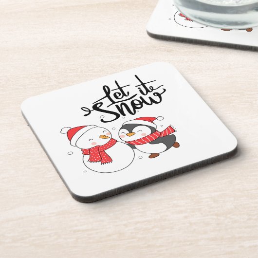 雪を降らせる コースター (左側)