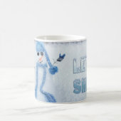 雪を降らせる コーヒーマグカップ (中央)