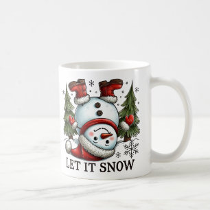 雪を降らせる コーヒーマグカップ