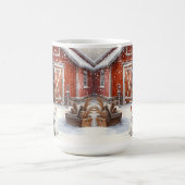 雪を降らせる コーヒーマグカップ (中央)