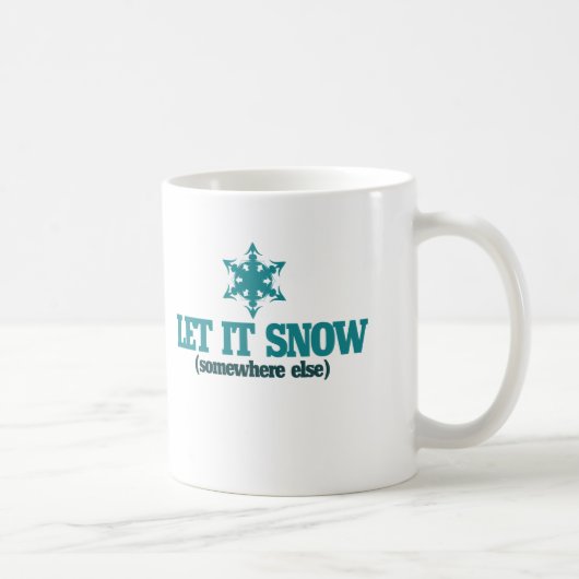 雪を降らせる コーヒーマグカップ (右)