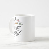 雪を降らせる コーヒーマグカップ (正面左)