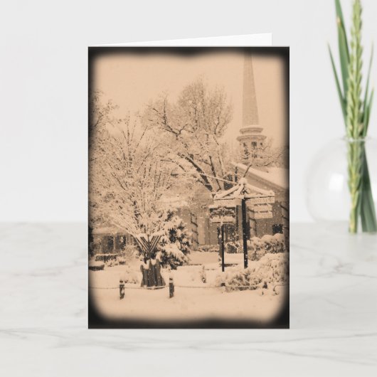 雪を降らせる シーズンカード (正面)