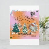 雪を降らせる シーズンカード (スタンド正面)