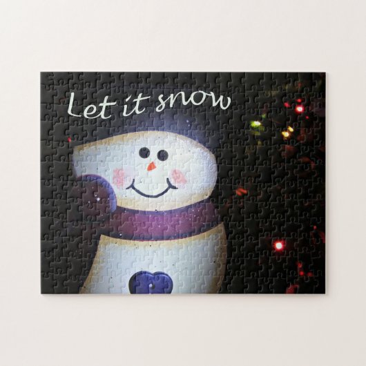 雪を降らせる ジグソーパズル (横)