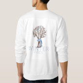 雪を降らせる スウェットシャツ (裏面)