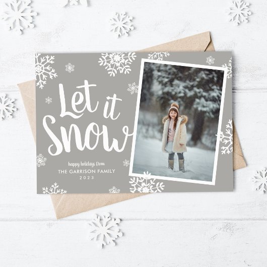 雪を降らせる |スノーフレーク・フォトオーバーレイ シーズンカード