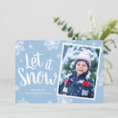 雪を降らせる |スノーフレーク・フォトオーバーレイ シーズンカード (スタンド正面)