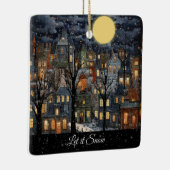 雪を降らせる セラミックオーナメント (右)