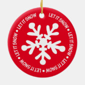 雪を降らせる セラミックオーナメント (裏面)