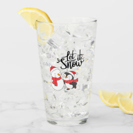 雪を降らせる タンブラーグラス