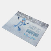 雪を降らせる ドアマット (アングル)