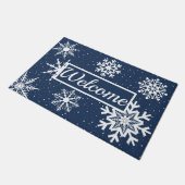雪を降らせる ドアマット (アングル)