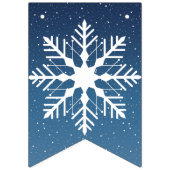 雪を降らせる バンティングフラッグ (第1の旗)