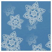 雪を降らせる ファブリック (クローズアップ)