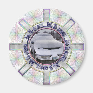 雪を降らせる マグネット