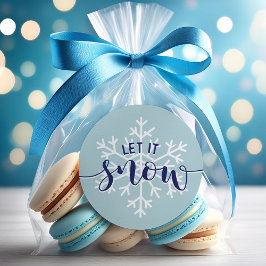 雪を降らせる ラウンドシール