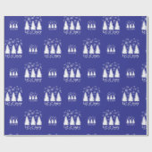 雪を降らせる ラッピングペーパー (フラット)