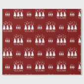 雪を降らせる ラッピングペーパー (フラット)