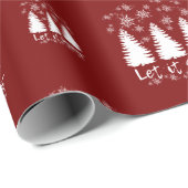 雪を降らせる ラッピングペーパー (ロールコーナー)