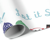 雪を降らせる ラッピングペーパー (ロールコーナー)