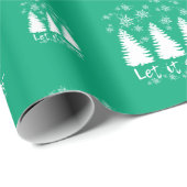 雪を降らせる ラッピングペーパー (ロールコーナー)