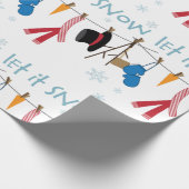 雪を降らせる ラッピングペーパー (角)