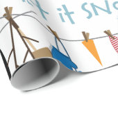 雪を降らせる ラッピングペーパー (ロールコーナー)