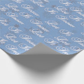 雪を降らせる ラッピングペーパー (角)