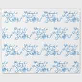 雪を降らせる ラッピングペーパー (フラット)