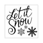 雪を降らせる ラバースタンプ (インプリント)