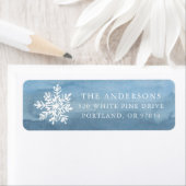 雪を降らせる |休日の住所 シール (インサイチュ)