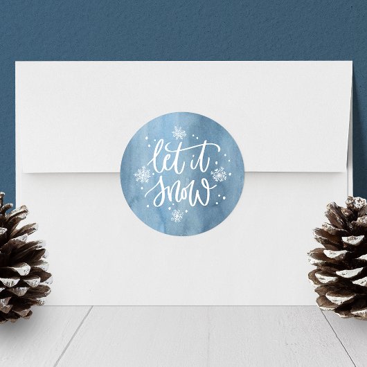雪を降らせる |休日 ラウンドシール