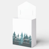 雪を降らせる |雪の松の木のクリスマスフォト フェイバーボックス (オープン)