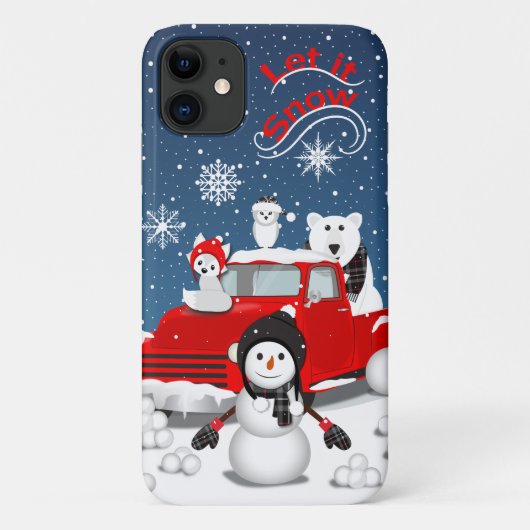 雪を降らせる Case-Mate iPhoneケース (裏面)