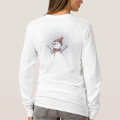 雪を降らせる Tシャツ (裏面)